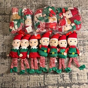 Elf Plush - Red and Green